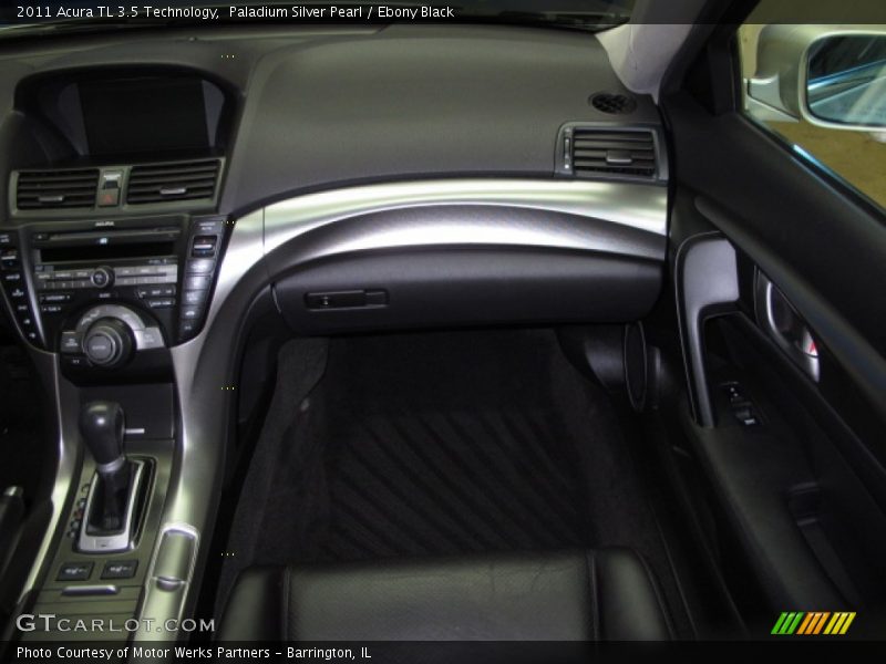 Paladium Silver Pearl / Ebony Black 2011 Acura TL 3.5 Technology