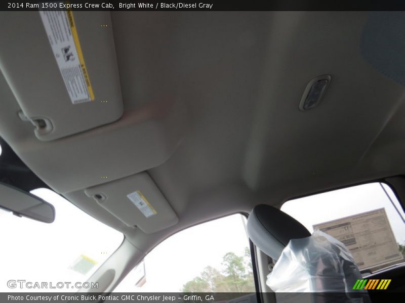 Bright White / Black/Diesel Gray 2014 Ram 1500 Express Crew Cab