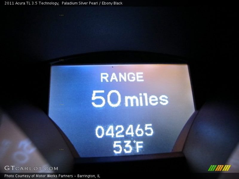 Paladium Silver Pearl / Ebony Black 2011 Acura TL 3.5 Technology
