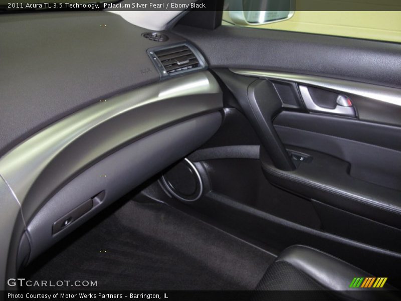 Paladium Silver Pearl / Ebony Black 2011 Acura TL 3.5 Technology