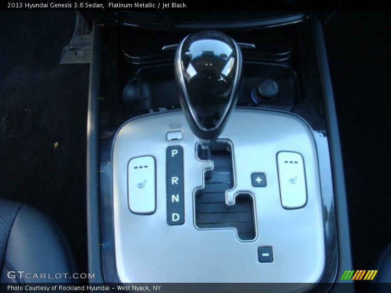 Platinum Metallic / Jet Black 2013 Hyundai Genesis 3.8 Sedan