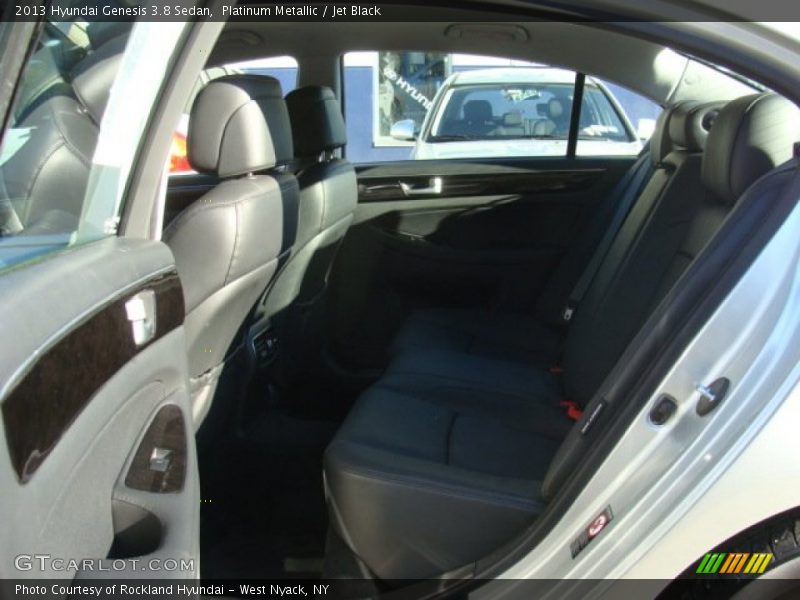 Platinum Metallic / Jet Black 2013 Hyundai Genesis 3.8 Sedan