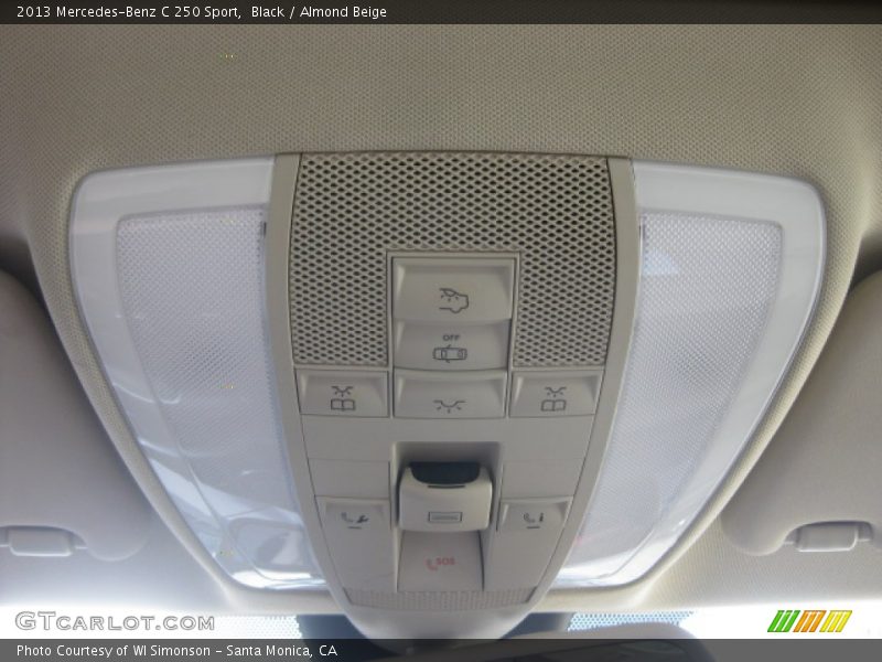 Black / Almond Beige 2013 Mercedes-Benz C 250 Sport