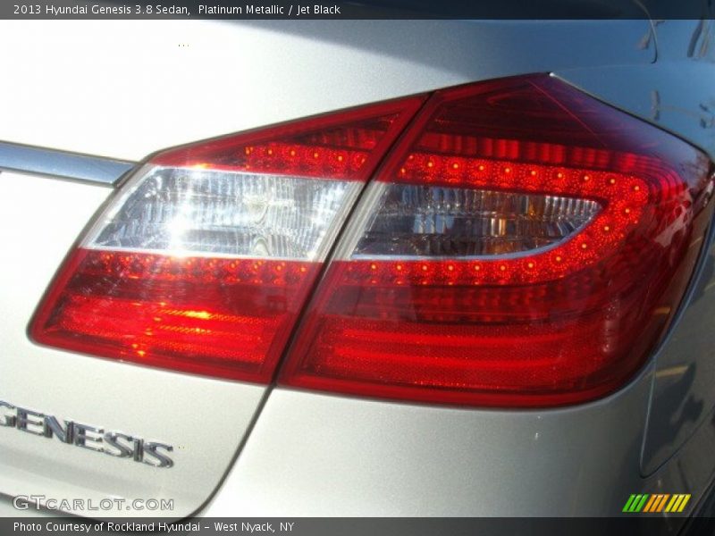 Platinum Metallic / Jet Black 2013 Hyundai Genesis 3.8 Sedan