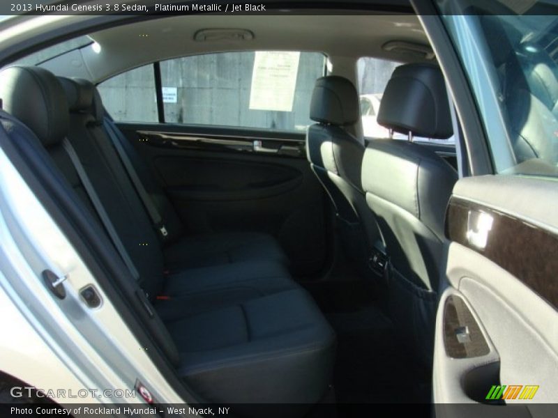Platinum Metallic / Jet Black 2013 Hyundai Genesis 3.8 Sedan