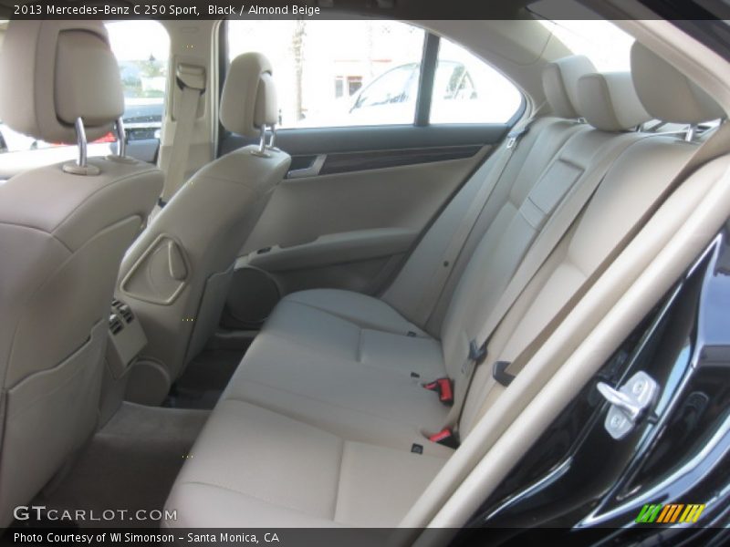 Black / Almond Beige 2013 Mercedes-Benz C 250 Sport