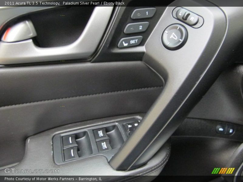 Paladium Silver Pearl / Ebony Black 2011 Acura TL 3.5 Technology