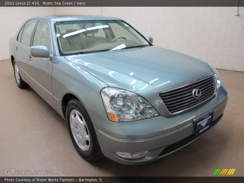 Mystic Sea Green / Ivory 2001 Lexus LS 430