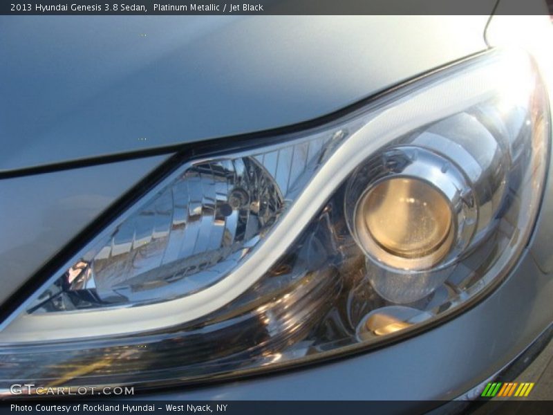 Platinum Metallic / Jet Black 2013 Hyundai Genesis 3.8 Sedan