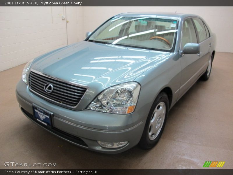 Mystic Sea Green / Ivory 2001 Lexus LS 430