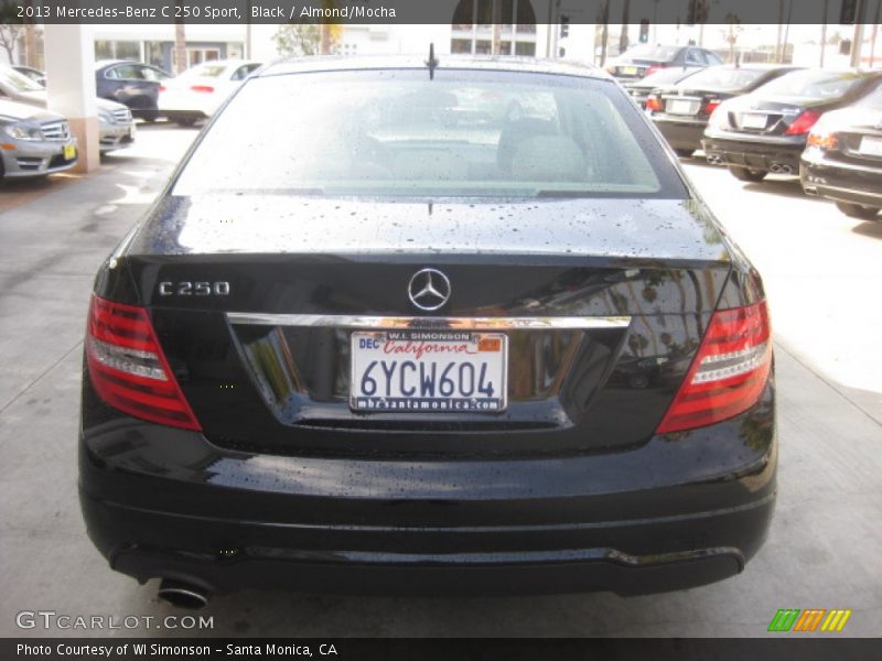 Black / Almond/Mocha 2013 Mercedes-Benz C 250 Sport