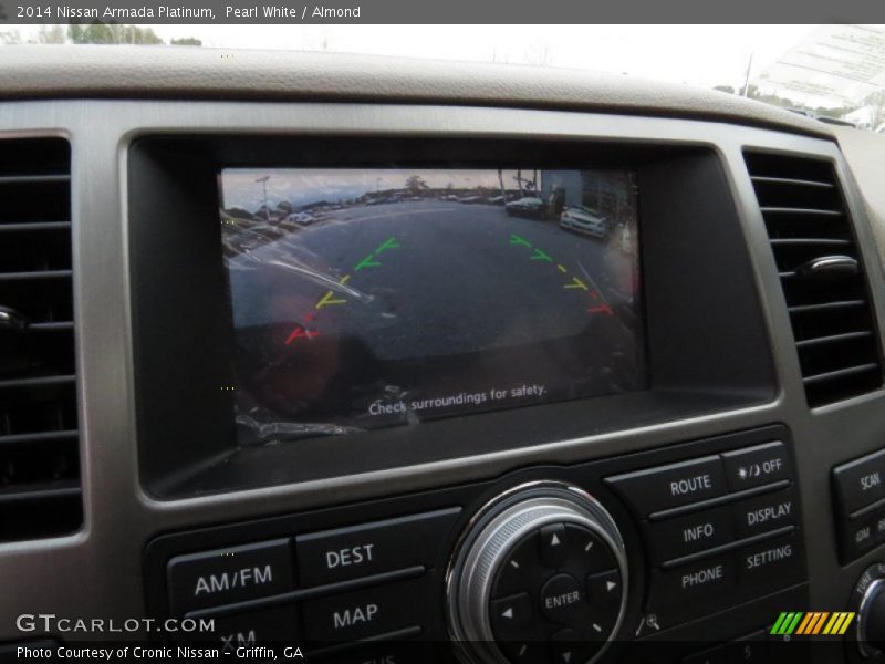 Pearl White / Almond 2014 Nissan Armada Platinum