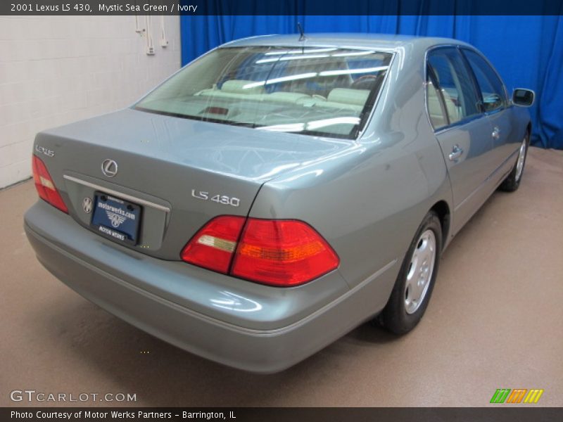 Mystic Sea Green / Ivory 2001 Lexus LS 430