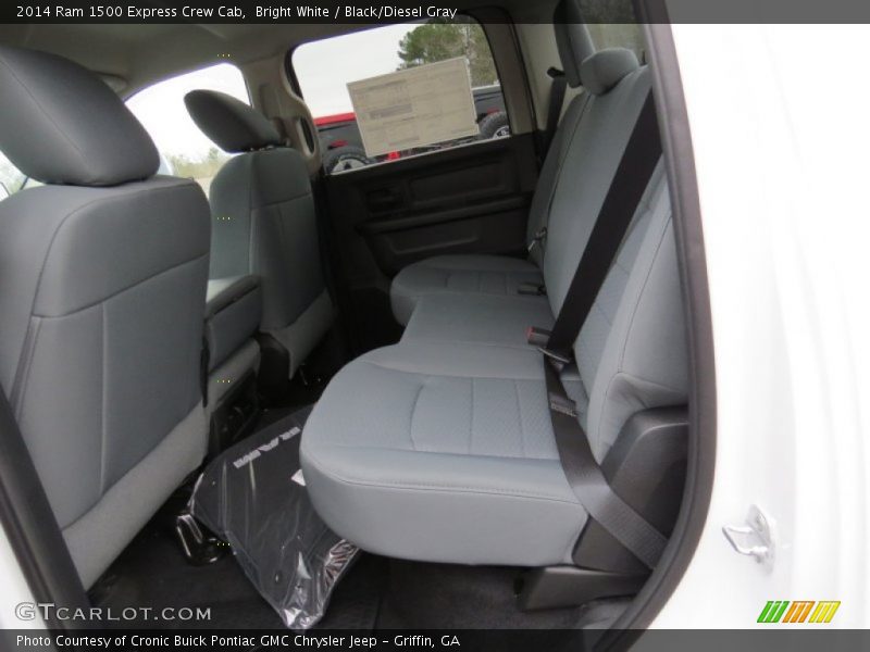 Bright White / Black/Diesel Gray 2014 Ram 1500 Express Crew Cab