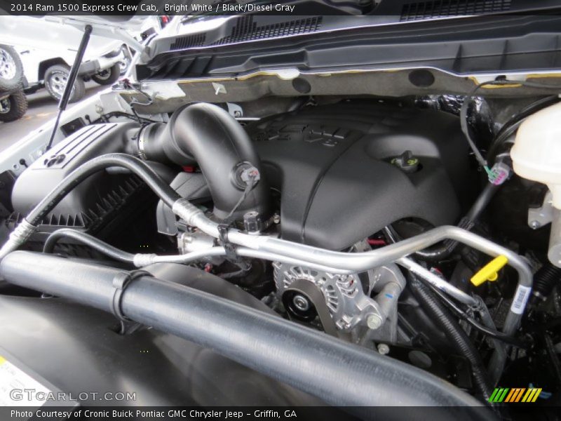 Bright White / Black/Diesel Gray 2014 Ram 1500 Express Crew Cab