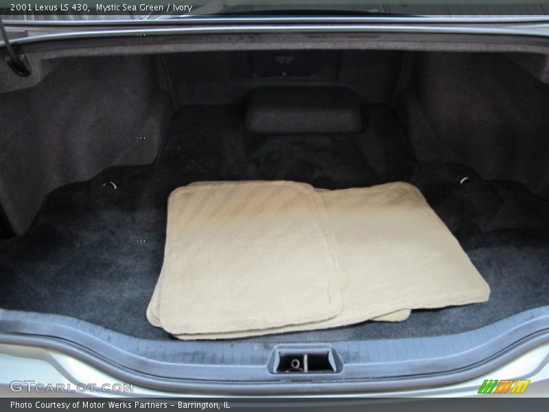 Mystic Sea Green / Ivory 2001 Lexus LS 430