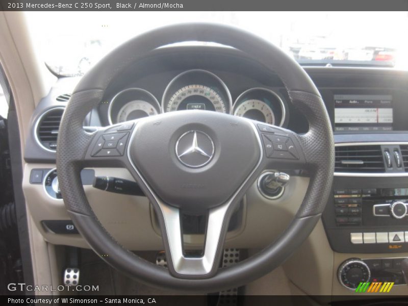 Black / Almond/Mocha 2013 Mercedes-Benz C 250 Sport