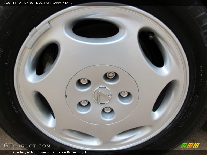 Mystic Sea Green / Ivory 2001 Lexus LS 430