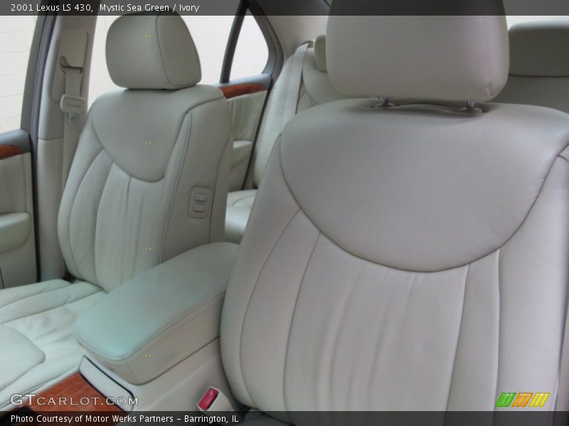 Mystic Sea Green / Ivory 2001 Lexus LS 430
