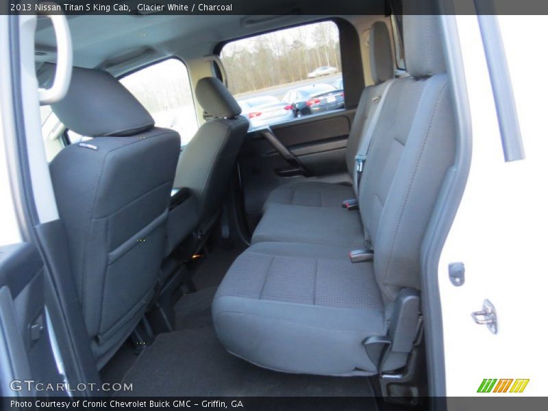 Glacier White / Charcoal 2013 Nissan Titan S King Cab