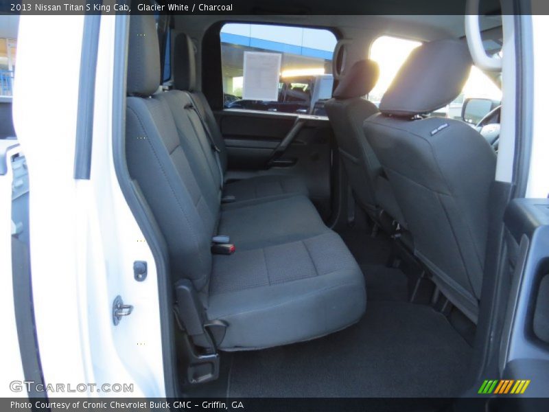 Glacier White / Charcoal 2013 Nissan Titan S King Cab