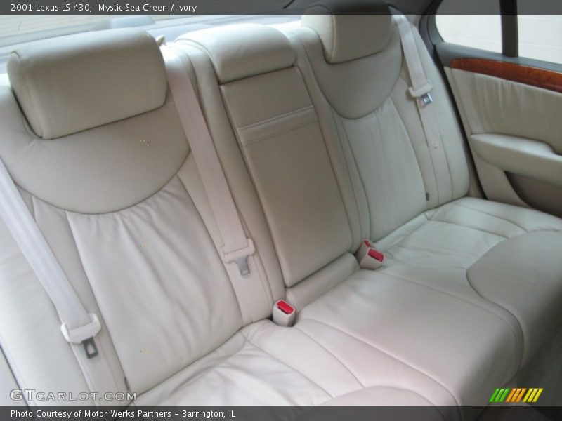 Mystic Sea Green / Ivory 2001 Lexus LS 430