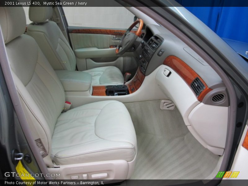 Mystic Sea Green / Ivory 2001 Lexus LS 430