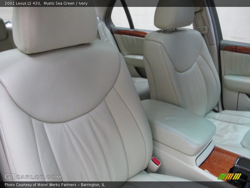 Mystic Sea Green / Ivory 2001 Lexus LS 430