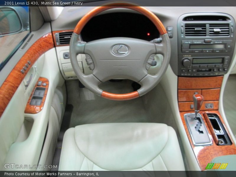 Mystic Sea Green / Ivory 2001 Lexus LS 430