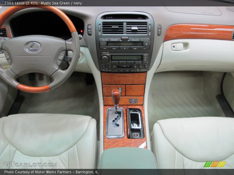 Mystic Sea Green / Ivory 2001 Lexus LS 430