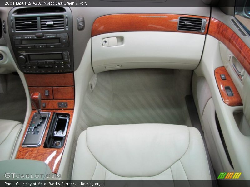Mystic Sea Green / Ivory 2001 Lexus LS 430
