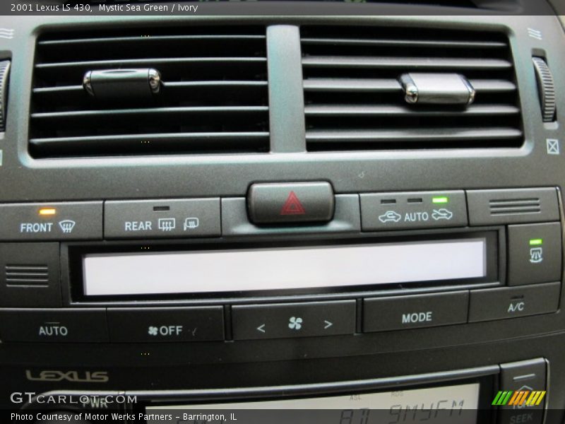 Mystic Sea Green / Ivory 2001 Lexus LS 430