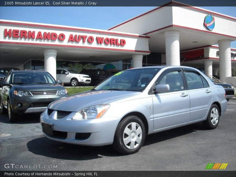 Cool Silver Metallic / Gray 2005 Mitsubishi Lancer ES