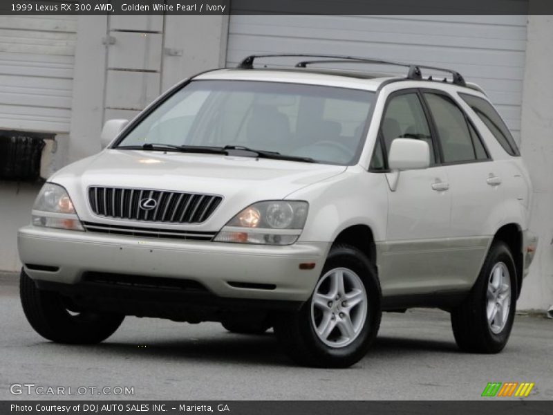 Golden White Pearl / Ivory 1999 Lexus RX 300 AWD