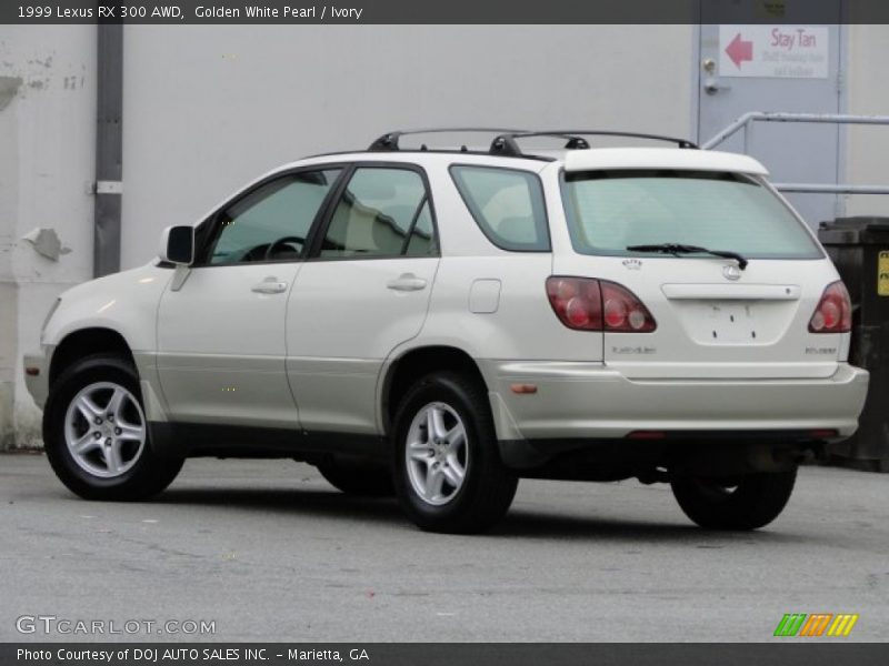 Golden White Pearl / Ivory 1999 Lexus RX 300 AWD