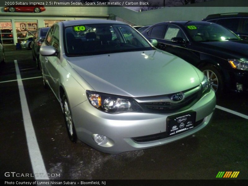 Spark Silver Metallic / Carbon Black 2010 Subaru Impreza 2.5i Premium Sedan
