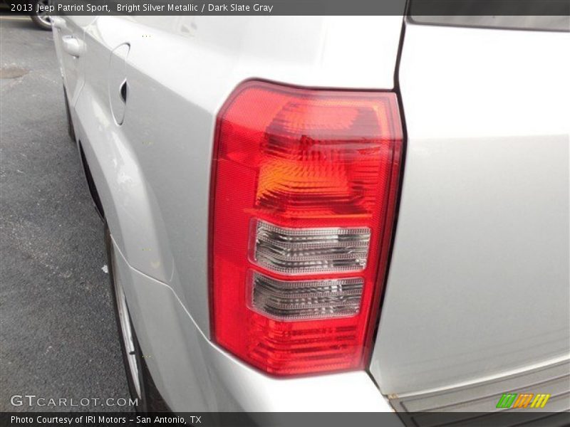 Bright Silver Metallic / Dark Slate Gray 2013 Jeep Patriot Sport