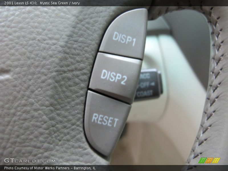 Mystic Sea Green / Ivory 2001 Lexus LS 430