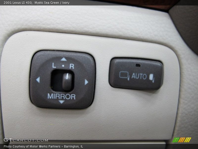Mystic Sea Green / Ivory 2001 Lexus LS 430