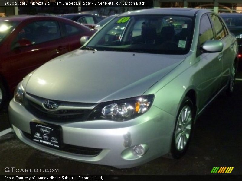 Spark Silver Metallic / Carbon Black 2010 Subaru Impreza 2.5i Premium Sedan