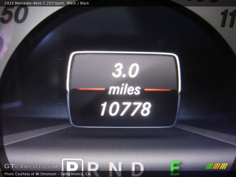 Black / Black 2013 Mercedes-Benz C 250 Sport