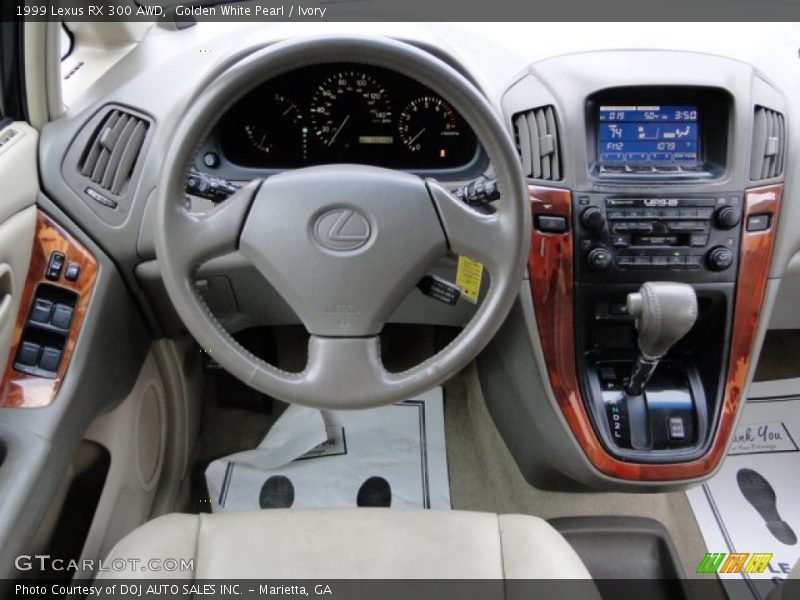 Golden White Pearl / Ivory 1999 Lexus RX 300 AWD