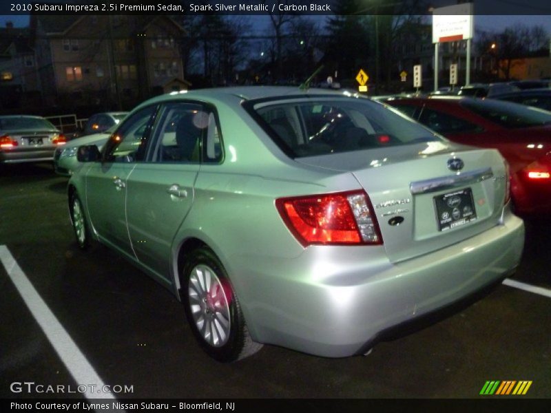 Spark Silver Metallic / Carbon Black 2010 Subaru Impreza 2.5i Premium Sedan