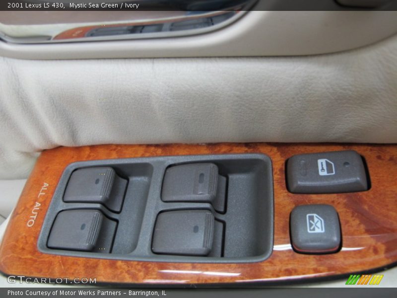 Mystic Sea Green / Ivory 2001 Lexus LS 430