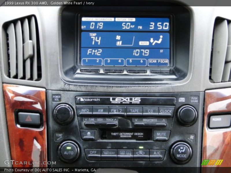 Golden White Pearl / Ivory 1999 Lexus RX 300 AWD