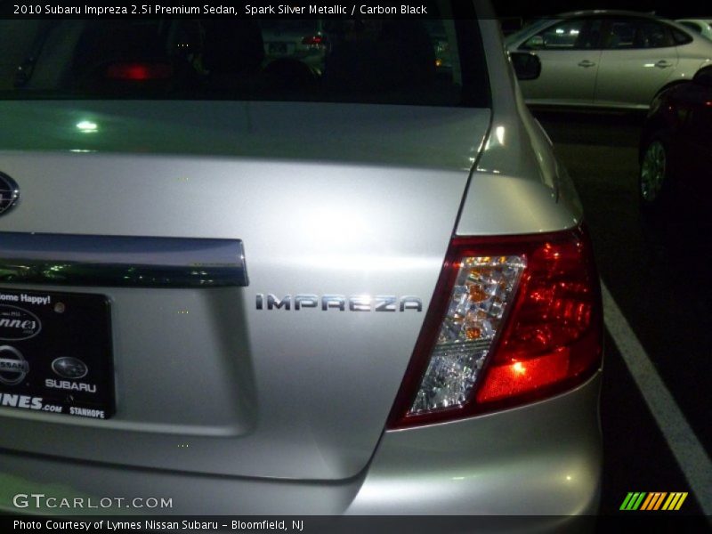 Spark Silver Metallic / Carbon Black 2010 Subaru Impreza 2.5i Premium Sedan