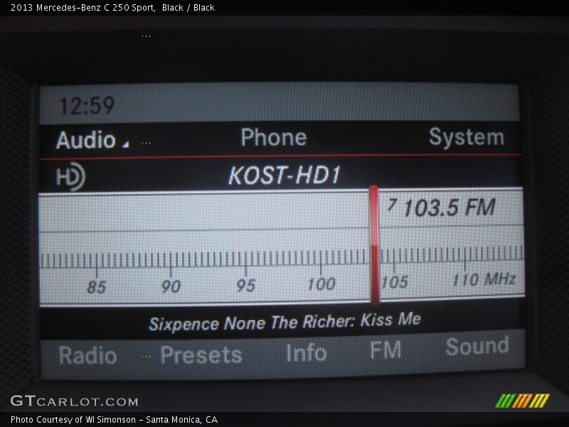 Black / Black 2013 Mercedes-Benz C 250 Sport