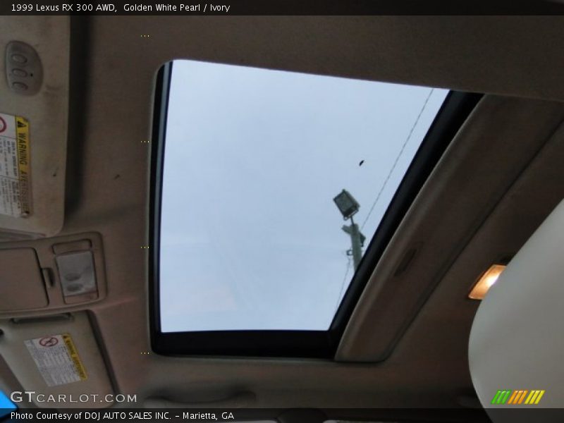 Golden White Pearl / Ivory 1999 Lexus RX 300 AWD