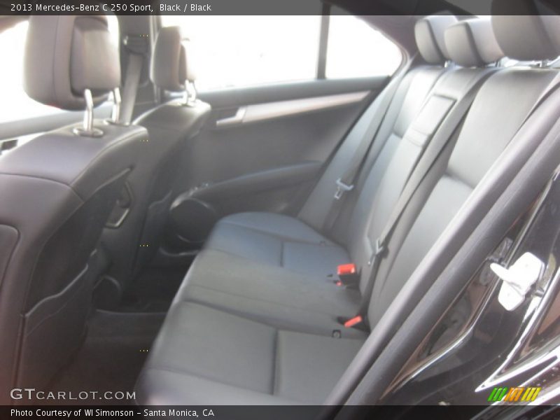 Black / Black 2013 Mercedes-Benz C 250 Sport
