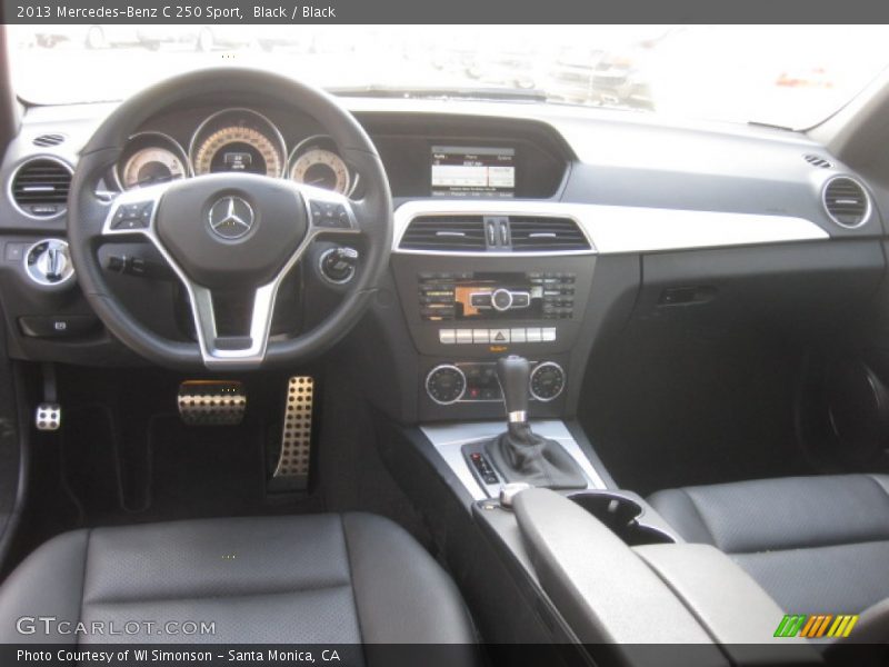Black / Black 2013 Mercedes-Benz C 250 Sport